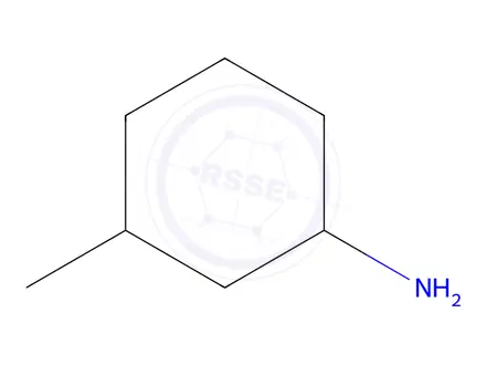 Chemical structure of (1R,3S)-3-methylcyclohexan-1-amine