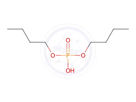 Chemical structure of Di-N-Butylphosphate