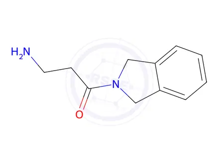 Chemical structure of 3-amino-1-(2,3-dihydro-1h-isoindol-2-yl)propan-1-one