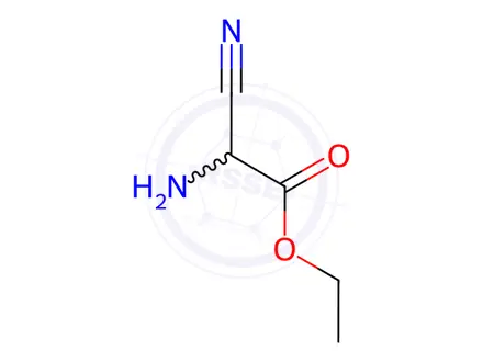 Chemical structure of Ethyl 2-amino-2-cyanoacetate