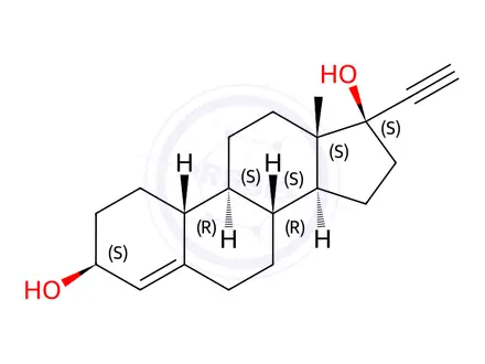 Chemical structure of Etynodiol