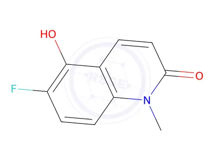 Chemical structure of 6-Fluoro-5-hydroxy-1-methylquinolin-2(1H)-one