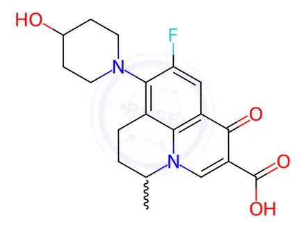 Chemical structure of Nadifloxacin