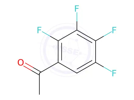 Chemical structure of 2',3',4',5'-Tetrafluoroacetophenone