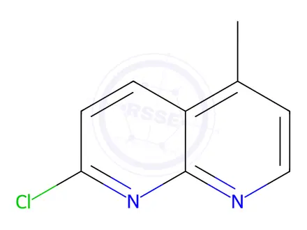 Chemical structure of 2-chloro-5-methyl-1,8-naphthyridine