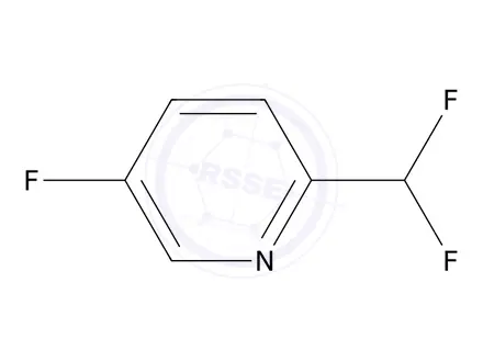 Chemical structure of 2-(Difluoromethyl)-5-fluoropyridine