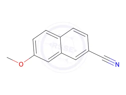 Chemical structure of 7-Methoxynaphthalene-2-carbonitrile