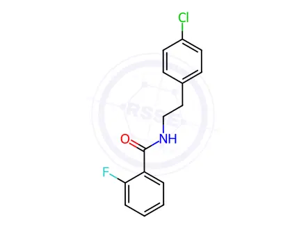 Chemical structure of N-(4-chlorophenethyl)-2-fluorobenzamide