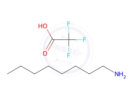 Chemical structure of 1-Octanamine, 2,2,2-trifluoroacetate (1:1)