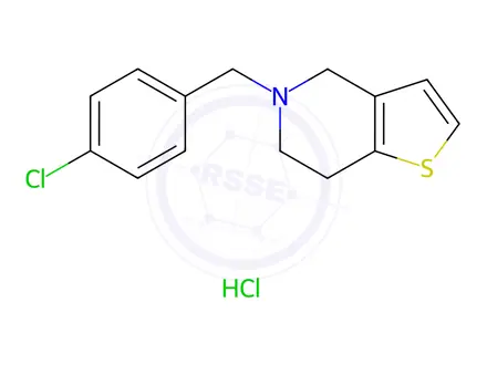 Chemical structure of Ticlopidine EP Impurity H (HCl Salt)