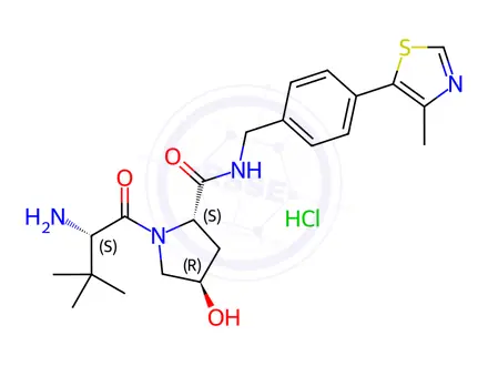 Chemical structure of (S,R,S)-AHPC hydrochloride