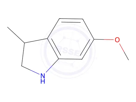 Chemical structure of 6-Methoxy-3-methyl-2,3-dihydro-1h-indole