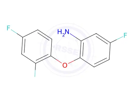 Chemical structure of 2-(2,4-Difluorophenoxy)-5-fluoroaniline
