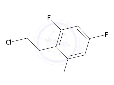 Chemical structure of 2-(2-Chloroethyl)-1,3,5-trifluorobenzene