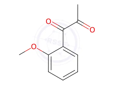 Chemical structure of 1-(2-Methoxyphenyl)propane-1,2-dione