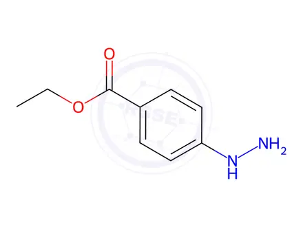 Chemical structure of 4-Hydrazino-benzoic acid ethyl ester