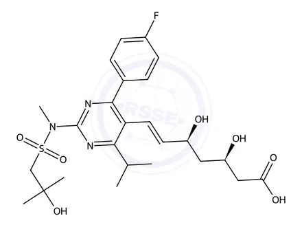 Chemical structure of Rosuvastatin EP Impurity A