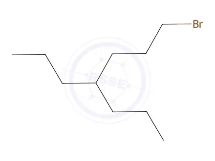 Chemical structure of 1-Bromo-4-Propylheptane