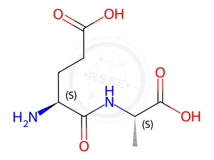 Chemical structure of Alanyl Glutamine Impurity 64