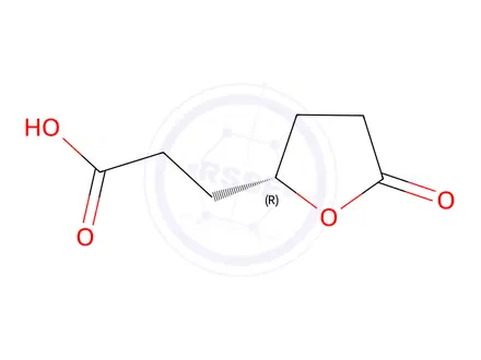 Chemical structure of (R)-3-(5-Oxo-tetrahydro-furan-2-yl)-propionic acid