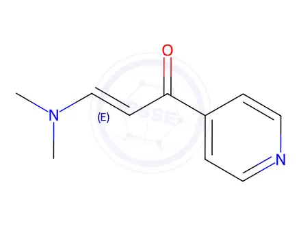 Chemical structure of (2E)-3-(Dimethylamino)-1-pyridin-4-ylprop-2-en-1-one