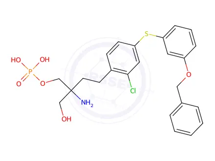 Chemical structure of KRP-203 Monophosphate