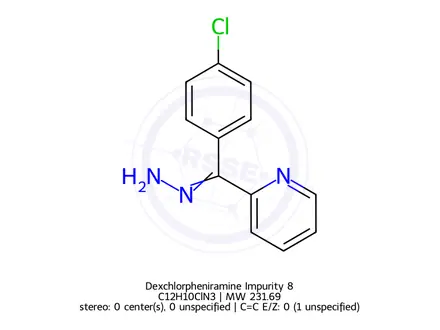 Chemical structure of Dexchlorpheniramine Impurity 8