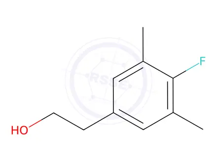 Chemical structure of 2-(4-fluoro-3,5-dimethylphenyl)ethanol