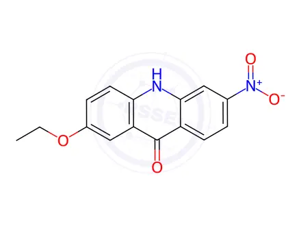 Chemical structure of 2-Ethoxy-6-nitroacridin-9(10H)-one