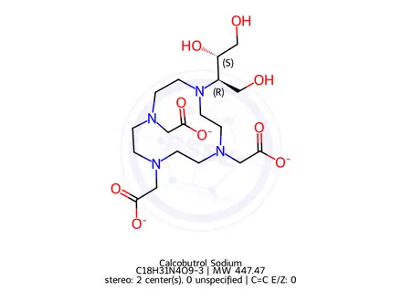 Chemical structure of Gadobutrol Impurity 65 Trisodium Salt (Gadobutrol Monohydrate EP Impurity B Trisodium Salt) (Mixture of Enantiomers)