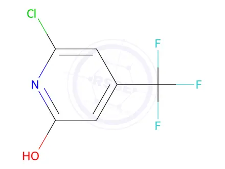 Chemical structure of 6-Chloro-4-(trifluoromethyl)pyridin-2-ol