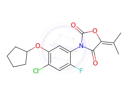 Chemical structure of Pentoxazone