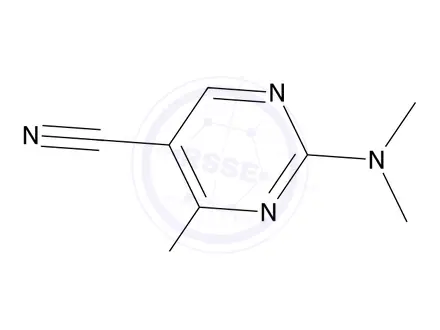 Chemical structure of 4-Amino-2-(dimethylamino)pyrimidine-5-carbonitrile