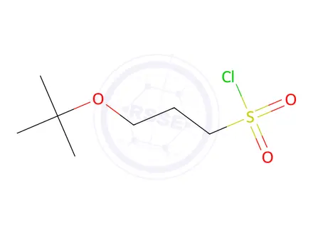 Chemical structure of 3-(Tert-butoxy)propane-1-sulfonyl chloride