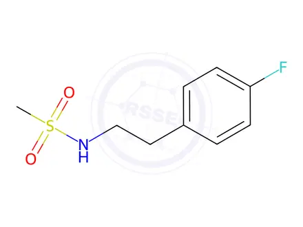 Chemical structure of N-[2-(4-Fluorophenyl)ethyl]methanesulfonamide
