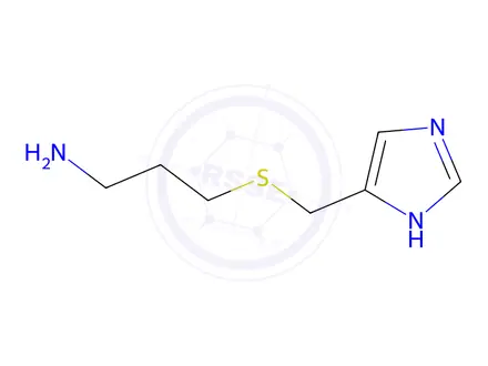 Chemical structure of 3-(((1H-Imidazol-4-yl)methyl)thio)propan-1-amine