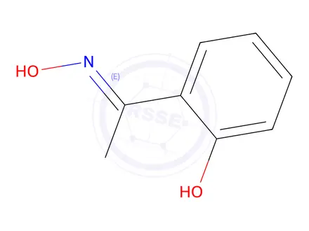 Chemical structure of (E)-Acetaldehyde O-(2-hydroxyphenyl) oxime