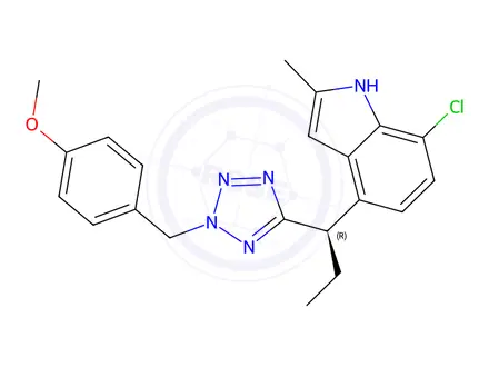 Chemical structure of Saredutant Impurity 286