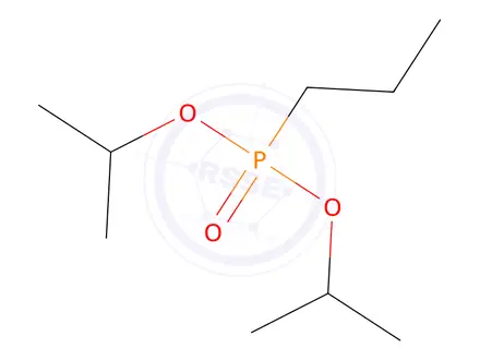 Chemical structure of diisopropyl propylphosphonate