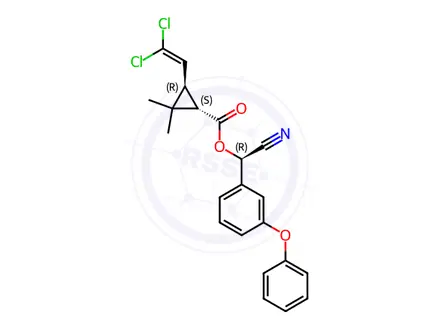 Chemical structure of Cypermethrin Impurity 12