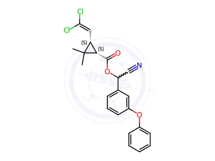 Chemical structure of Cypermethrin Impurity 6