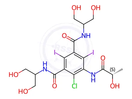 Chemical structure of Iopamidol EP Impurity H (Iopamidol USP Related Compound C)