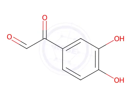 Chemical structure of 3,4-Dihydroxyphenylglyoxal