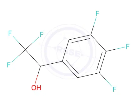 Chemical structure of 3,4,5-Trifluoro-alpha-(trifluoromethyl)benzyl Alcohol
