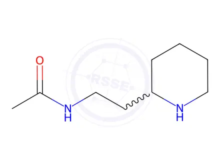 Chemical structure of N-(2-(piperidin-2-yl)ethyl)acetamide