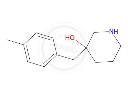 Chemical structure of 3-(4-Methylbenzyl)piperidin-3-ol