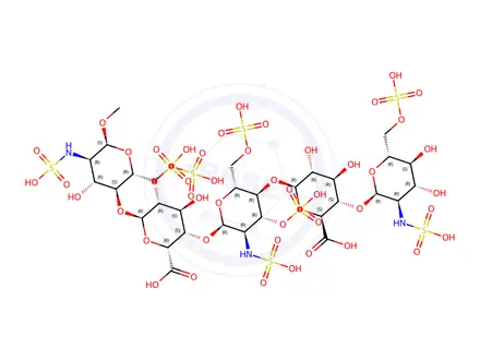 Chemical structure of Fondaparinux