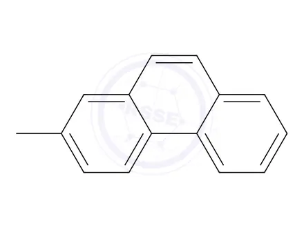 Chemical structure of 2-Methylphenanthrene
