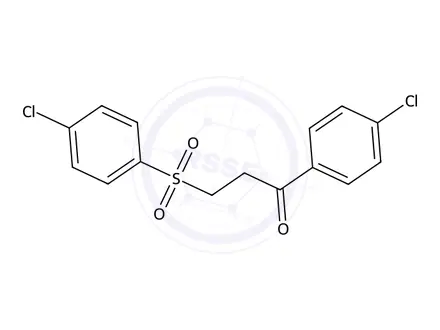 Chemical structure of 1-(4-Chlorophenyl)-3-((4-chlorophenyl)sulfonyl)propan-1-one