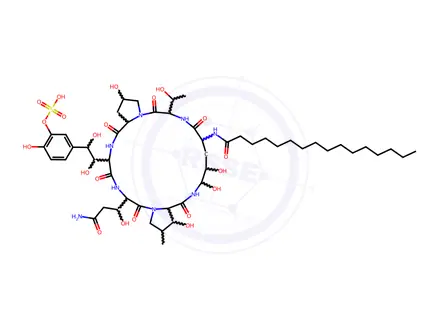 Chemical structure of Micafungin WF11899A Impurity